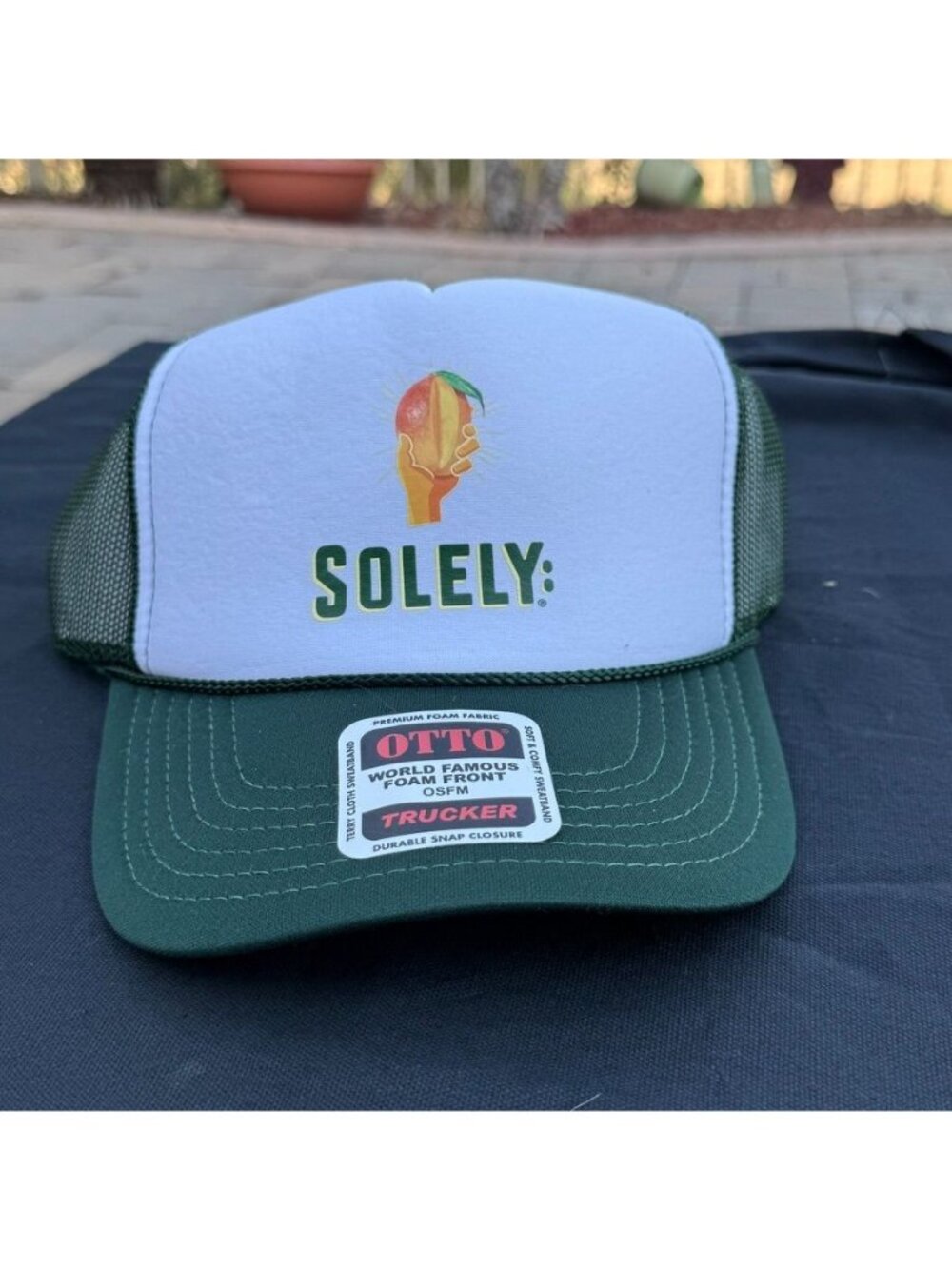 Solely Green/White Promotional Trucker Hat
